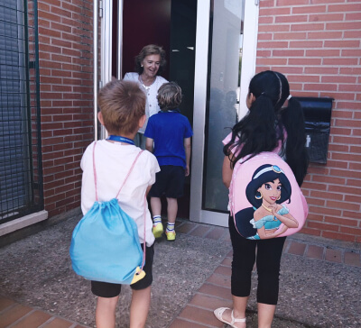 Early risers Service of the Colegio Alemán in Zaragoza