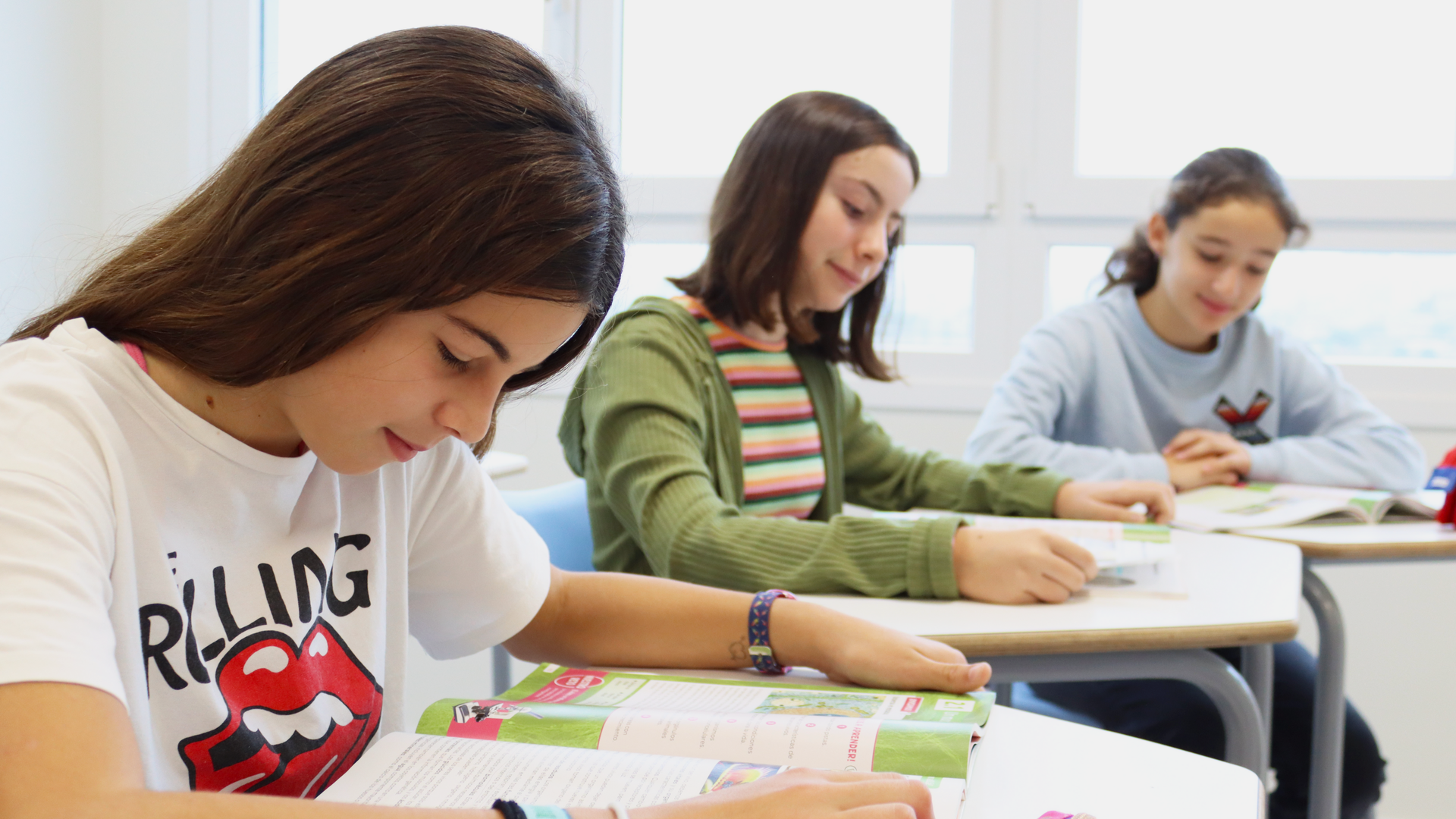 Nuestros alumnos de Secundaria del Colegio Alemán de Zaragoza disfrutan de sus clases en las nuevas instalaciones